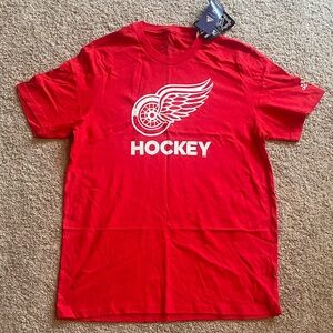 adidas Red Hockey Graphic Tee